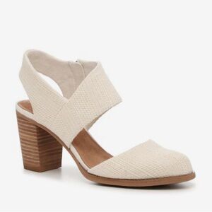 NWOT TOMS Majorca Heel Sandal